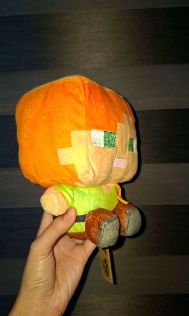 Minecraft Alex Plushie (Category: Plushies & Soft Toys) located in Bacoor. Submitted by raket_projects (Listing ID 1423452789, Image 2). Description: P450 only Minecraft Alex Plushie 🩷 As is wyswyg 🩷 Clean and fresh 🫧 🩷 With clear etiketa.