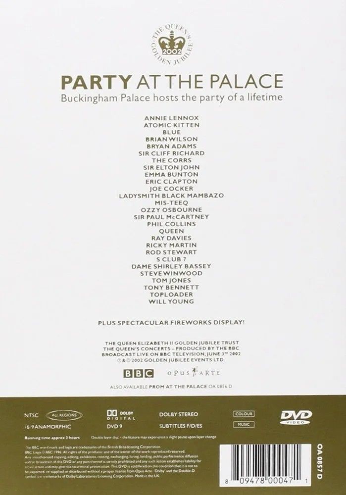 Party at the palace dvd (Category: CDs & DVDs) located in Manila. Submitted by jhenaloymerchandise (Listing ID 1423572454, Image 2). Description: Party at the palace dvd = ₱1,000 various artists concert made in USA .