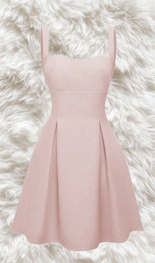 Shein Pink Square Neck Dress (Category: Dresses) located in Cebu City. Submitted by spicycanton (Listing ID 1423582833, Image 3). Description: condition: 10/10 fixed price.