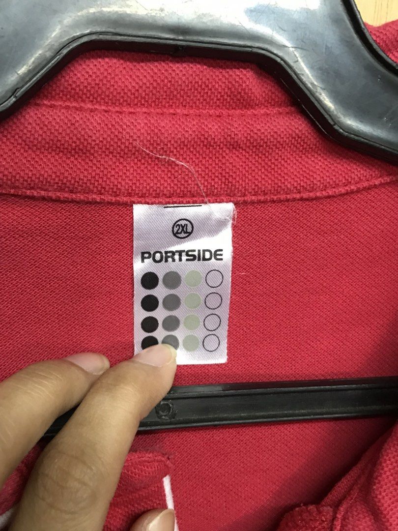 Portside Red Polo Shirt 2XL (Category: Tshirts & Polo Shirts ) located in Pasig City. Submitted by saaaamky (Listing ID 1423504359, Image 2). Description: 2XL on tag good condi.