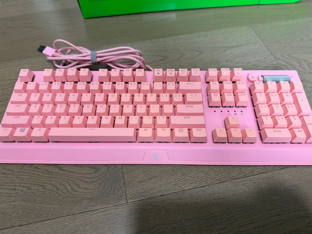 Razer Blackwidow V3 Pink Gaming Keyboard, Computers & Tech, Parts ...