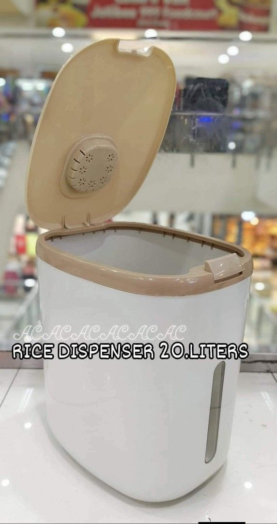 RICE DISPENSER 20.liters (Category: Food Organization & Storage) located in Manila. Submitted by lyfrancois14 (Listing ID 1423461708, Image 3). Description: .