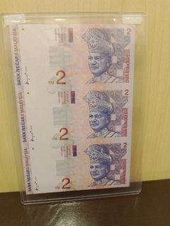 Old Malaysian Ringgit Banknotes RM1 and RM2 with 4 piece set, Hobbies ...