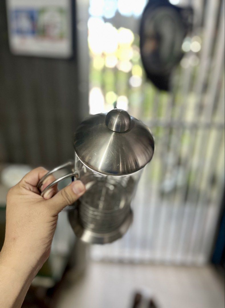 Stainless Steel French Press (Category: Coffee Machines & Makers) located in Cabanatuan. Submitted by shiamendoza (Listing ID 1423544548, Image 2). Description: .