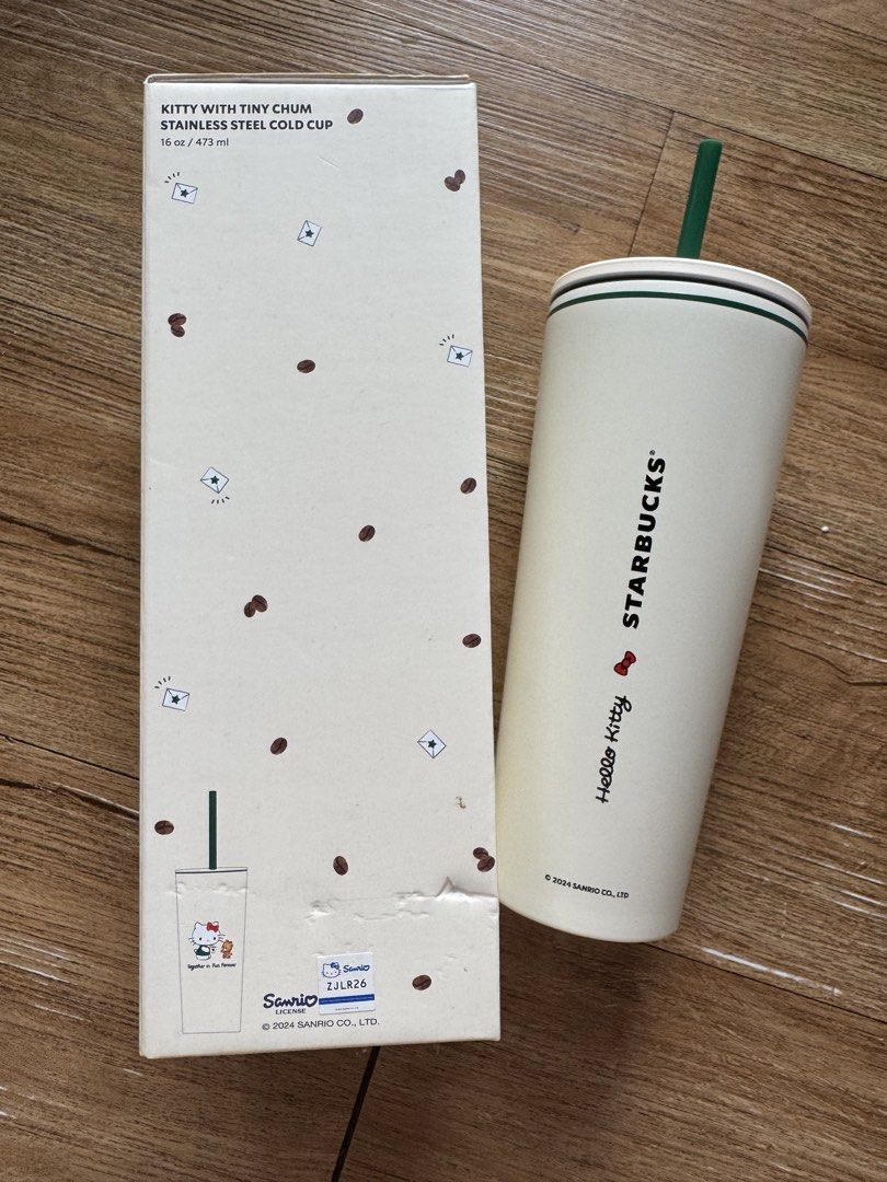 Starbucks Hello Kitty Tumbler with straw (Category: Water Bottles & Tumblers) located in Paranaque City. Submitted by lmp08 (Listing ID 1423445699, Image 2). Description: Bought from Malaysia Rfs: completed the sb collection decided to keep few items only.