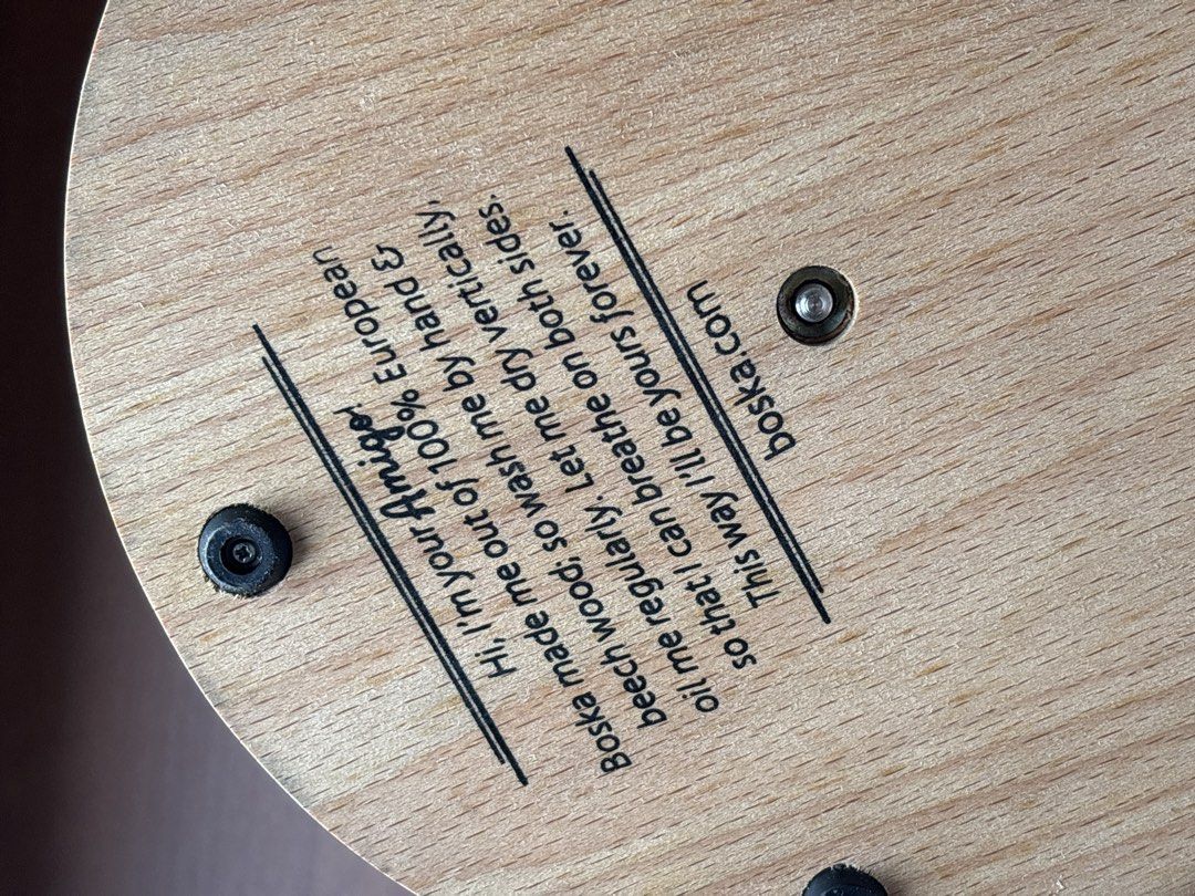 Tete de moine cheeseboard (Category: Knives & Chopping Boards) located in Singapore. Submitted by bompow (Listing ID 1423535639, Image 3). Description: A cheeseboard fitted for a block of tete de moine cheese. The blade attached to the spine. When rotated, it scrapes the surface of the cheese. The end result is a beautiful piece of flower cheese..