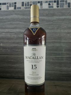 Macallan 15 Year Old Double Cask, Sherry Cask, 43% whisky bottle
