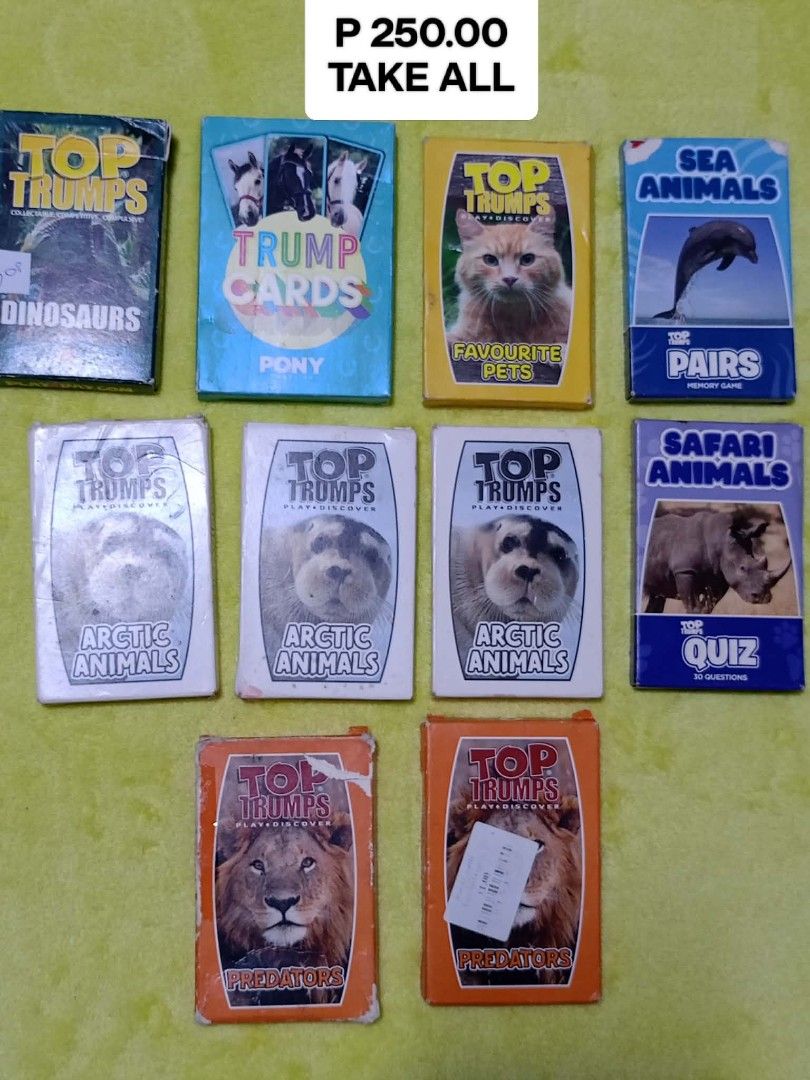 🫟Top Trumps, Dobble, Snap and MCDO Game Cards🫟 (Category: Raw Singles) located in Quezon City. Submitted by silentcrystal.de356b (Listing ID 1423573633, Image 1). Description: ❌❌PER BUNDLE SALE❌❌.
