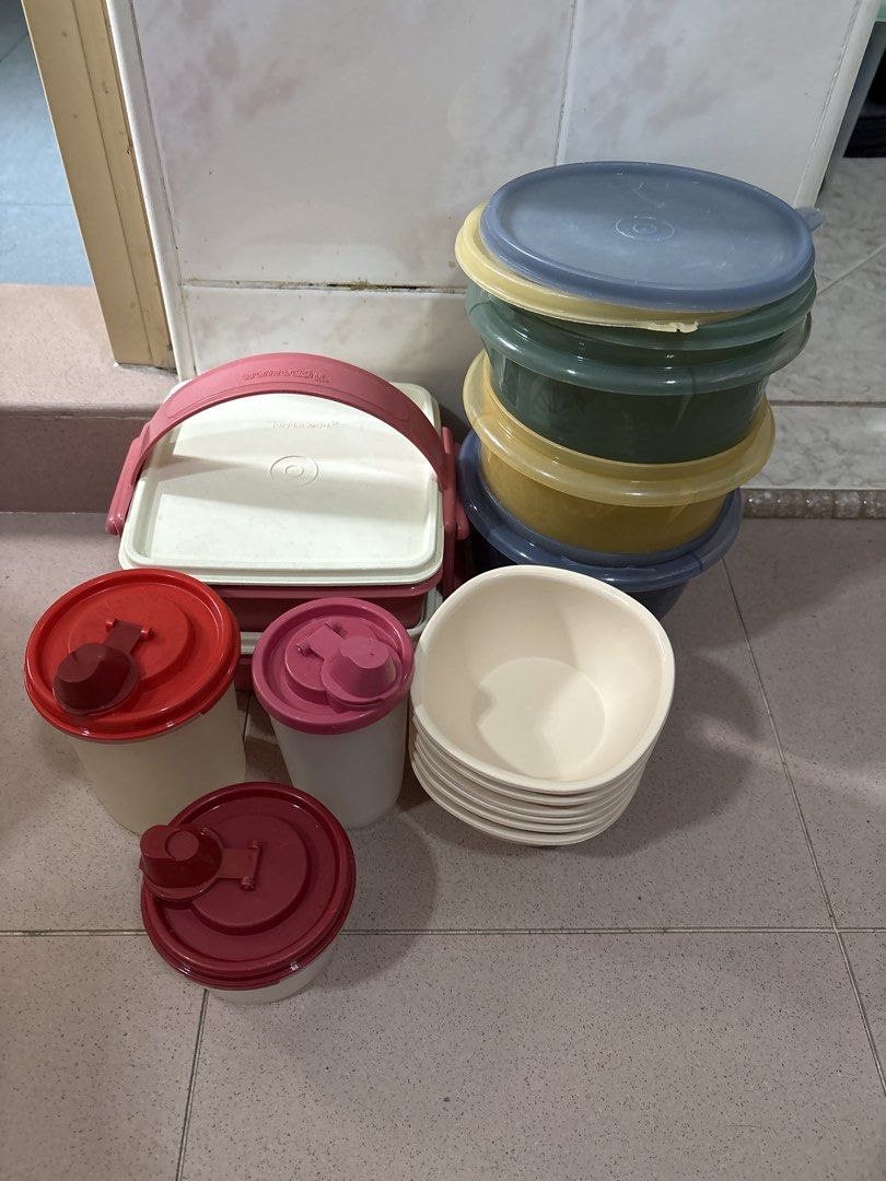 Tupperware Bowls and Containers Set, Furniture & Home Living ...