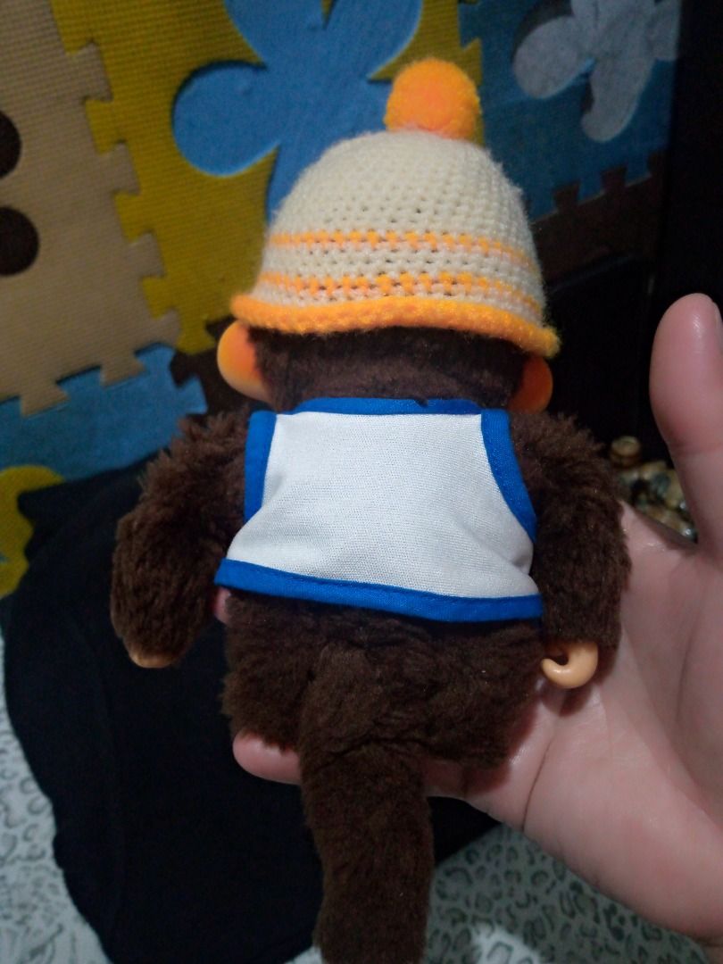 Vintage Japan made doll monkey (Category: Plushies & Soft Toys) located in Imus. Submitted by chadrich_05 (Listing ID 1423593643, Image 2). Description: Vintage monchichi jogging toho monkey doll.