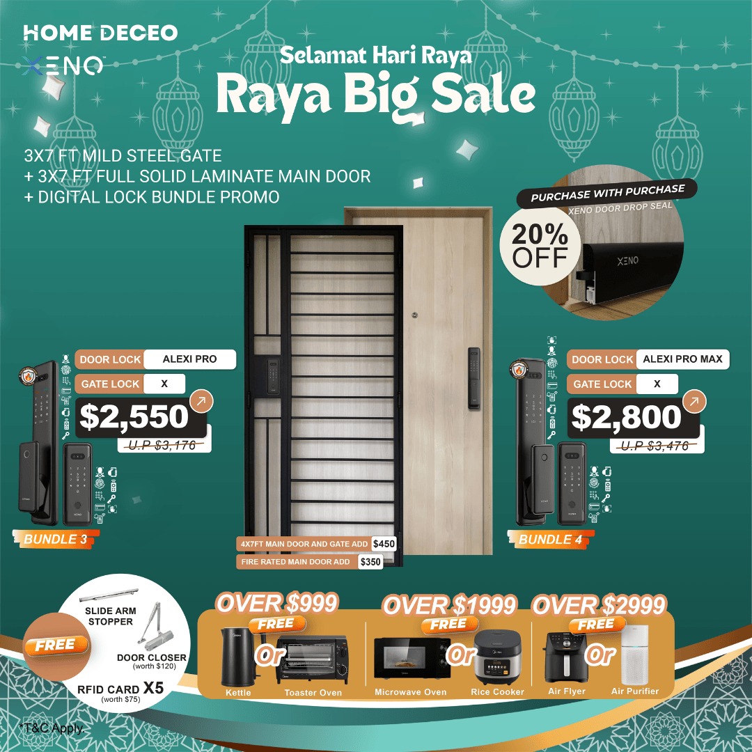 Xeno Hari Raya Promo 2026 | Door, Gate & Digital Bundle, Furniture ...