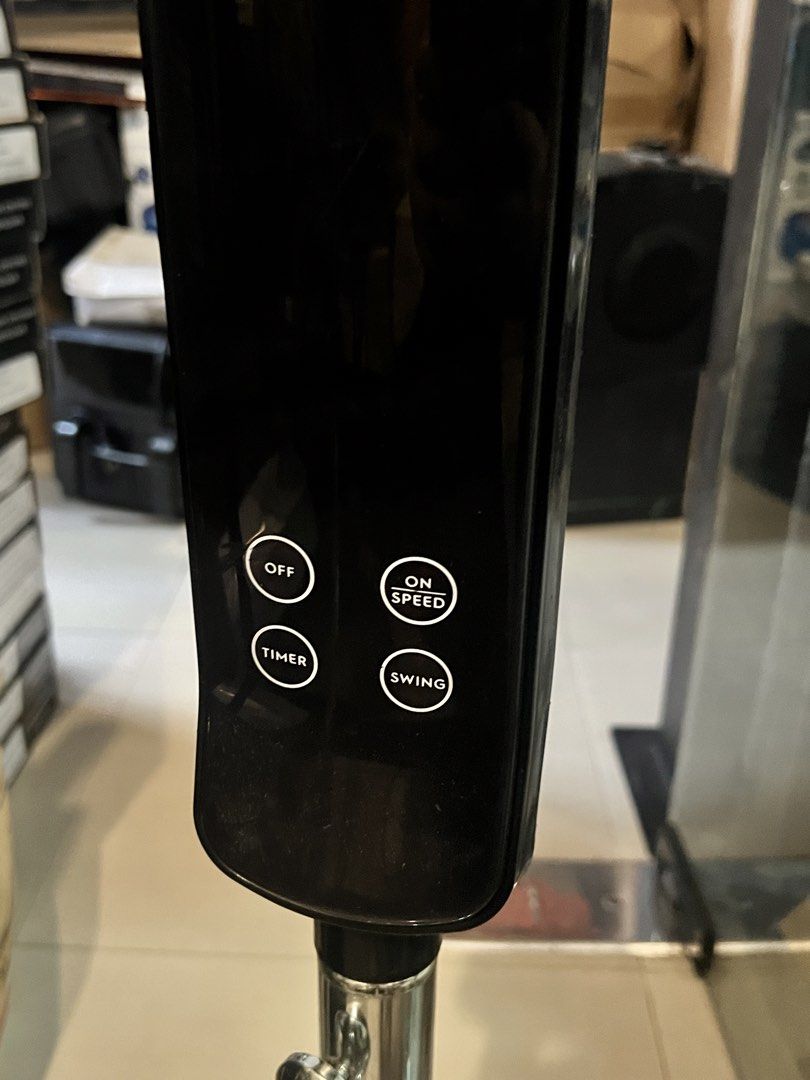 Ambiano Pedestal Fan (Category: Fans) located in Pasay City. Submitted by meostore (Listing ID 1423687753, Image 2). Description: Item is in good condition, no issue at all with digital screen, with speed options, 220v ready to use Pasay Location PM.