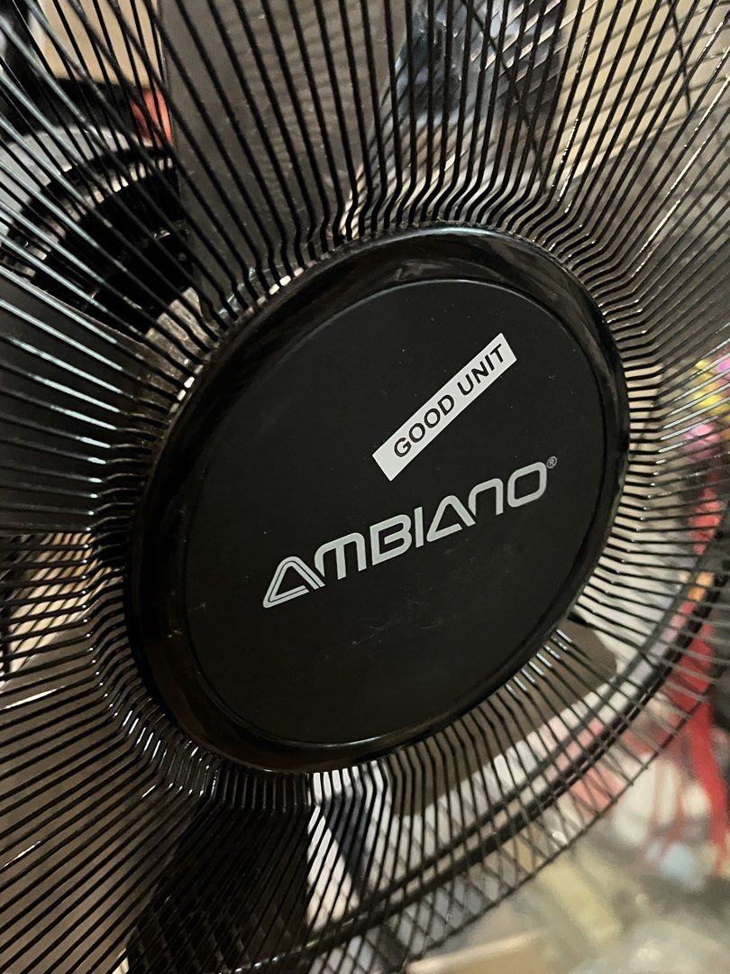 Ambiano Pedestal Fan (Category: Fans) located in Pasay City. Submitted by meostore (Listing ID 1423687753, Image 3). Description: Item is in good condition, no issue at all with digital screen, with speed options, 220v ready to use Pasay Location PM.
