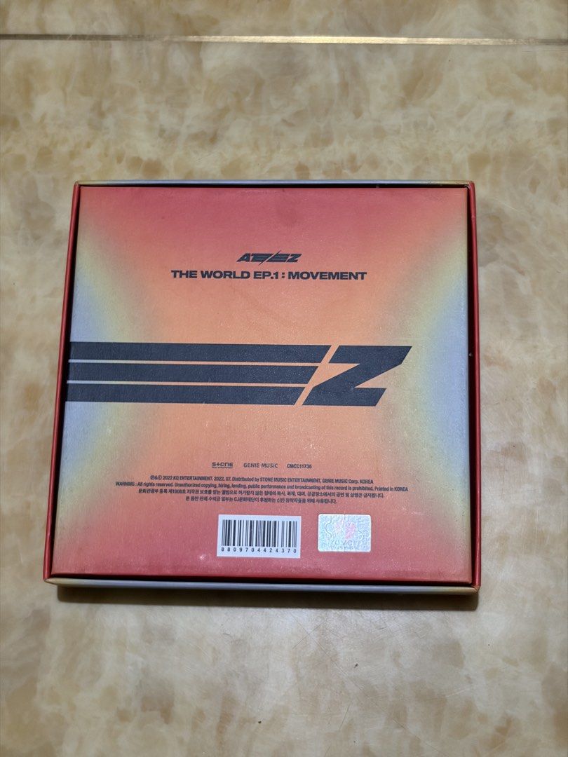 Ateez: The World Ep: 1 Movement (Unsealed) (Category: CDs & DVDs) located in Talisay, Batangas. Submitted by messybessykloset (Listing ID 1423742454, Image 3). Description: - 100% authentic - RFS: Decluttering - Inclusions: Outbox, Photobook, Lyrics Poster, CD - Loc: Talisay, Batangas - SF to be shouldered by the buyer .