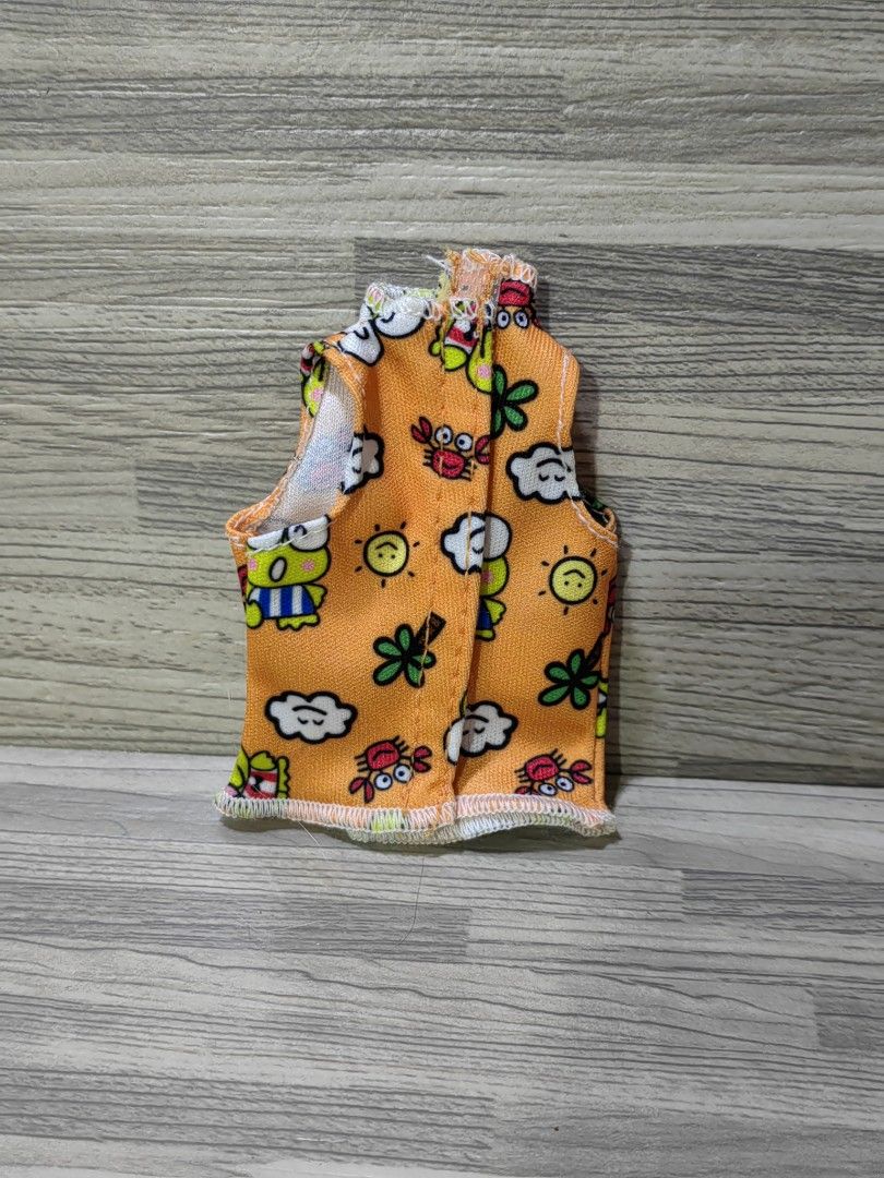 Barbie Keroppi top (Category: Kids Toys) located in Quezon City. Submitted by silverturtle_32df92 (Listing ID 1423743990, Image 2). Description: Original Mattel not played with, like new no box actual photos what you see is what you get MOP: GCASH, BPI MOD: J&T Express, Lalamove Location: Novaliches, Quezon City.