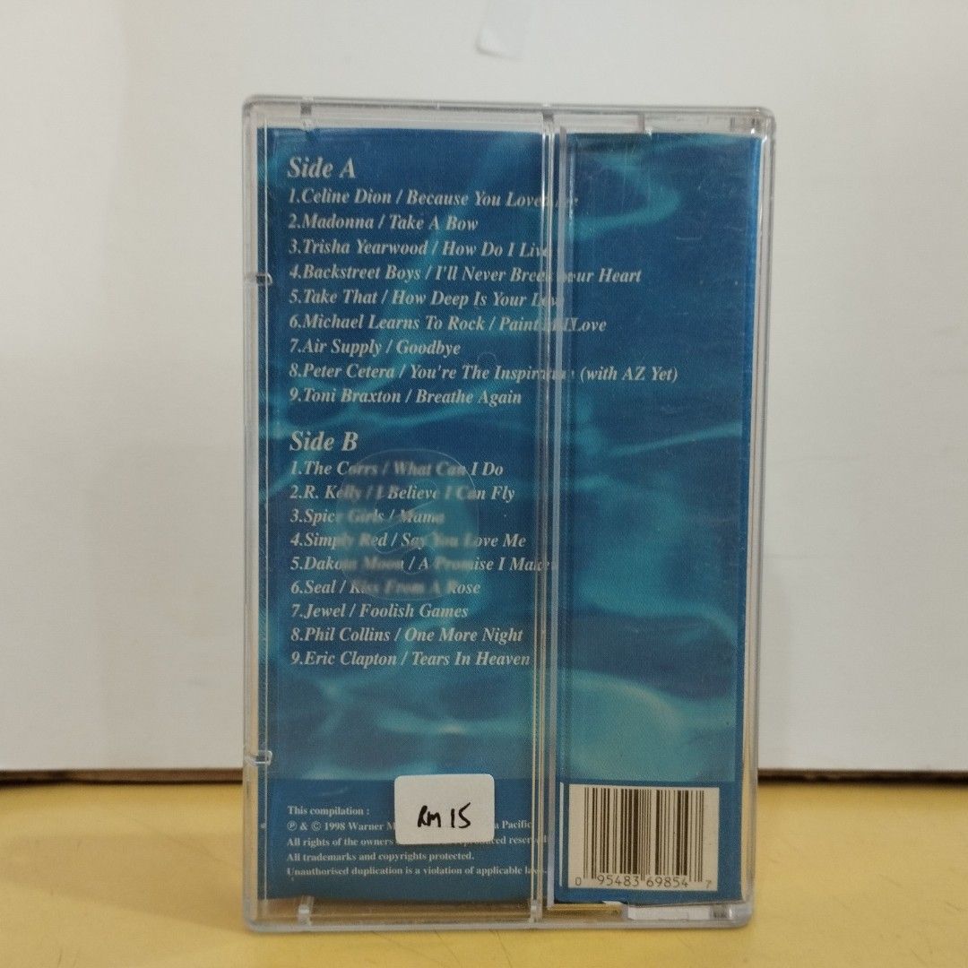 (Cassette) EVERLASTING LOVE SONGS Compilation Album, Hobbies & Toys ...