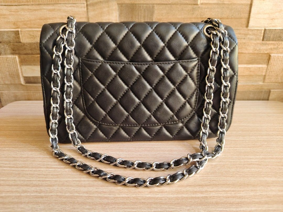 Chanel Classic Double Flap Bag (Category: Luxury Bags & Wallets) located in Davao. Submitted by dvo_jpnstuff (Listing ID 1423680529, Image 3). Description: Chanel, coded with authentication card not sure if legit since di pa napa authentic Dito sa pinas, kung ano ang code sa loob ng bag ganun din Yung number sa card source: Japan.