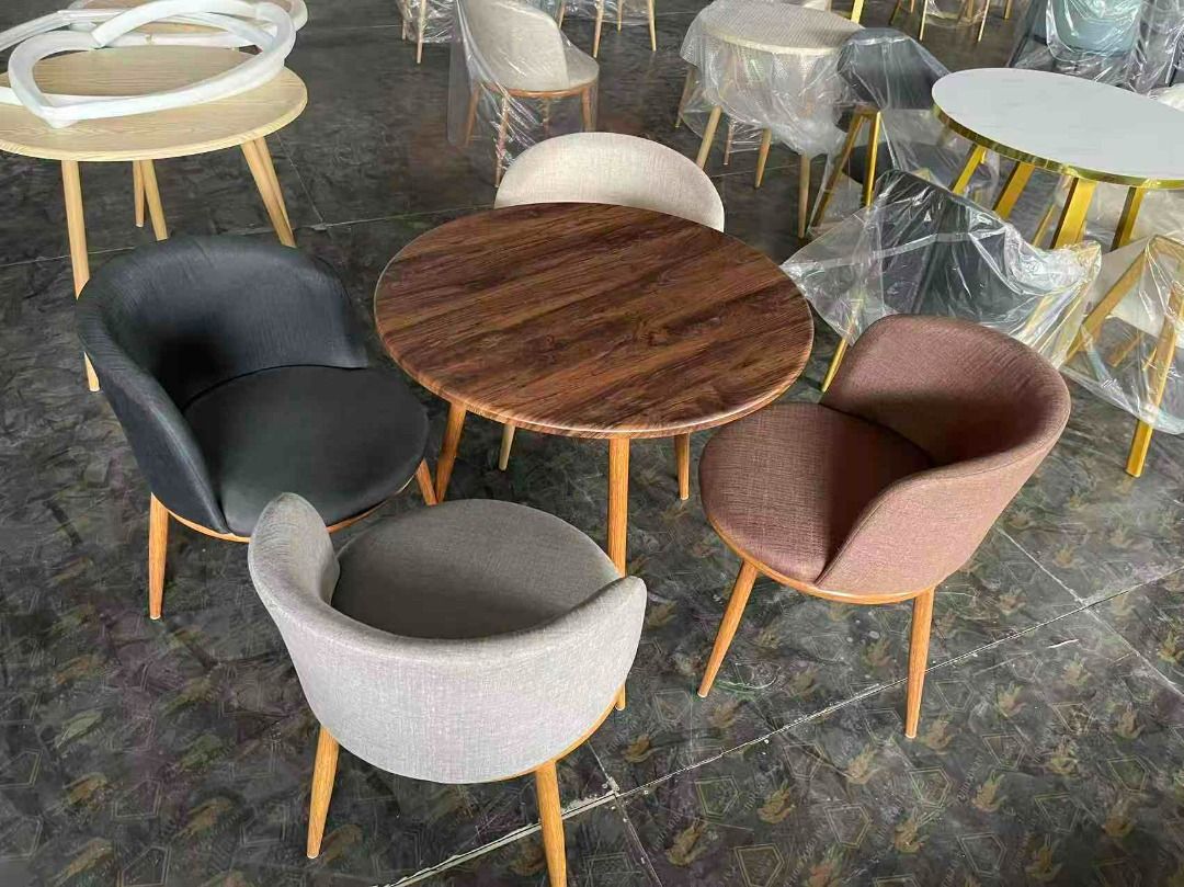 Coffee Table Chairs and Table Brandnew (Category: Tables & Sets) located in Guiguinto. Submitted by yalihome_furnitures (Listing ID 1423698621, Image 1). Description: Chair only= 1,950 each Table 80cm= 1,800 Table 70cm= 1,700 Legit Supplier here! We accept Bulk orders we can supply Restaurant and Coffee shop We accept Pickup Direct and Lalamove pickup Direct Warehouse Supplier .