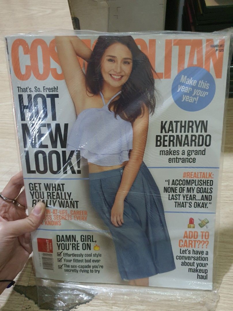 Cosmopolitan Magazine Kathryn Bernardo (Category: Magazines) located in Quezon City. Submitted by clearspacebyri (Listing ID 1423639139, Image 1). Description: Pre-loved rfs: decluttering - Still in good condition.