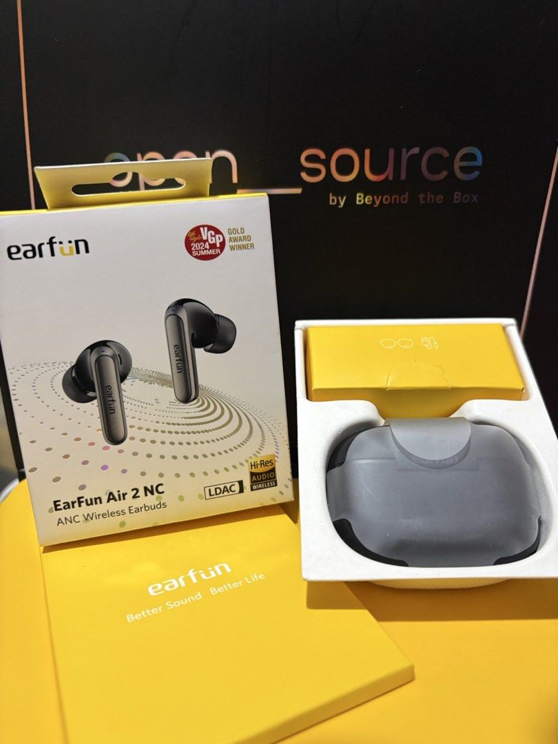 EarFun Air 2 NC ANC Wireless Earbuds (Category: Earphones) located in Mandaluyong City. Submitted by mr022 (Listing ID 1423673535, Image 1). Description: Check online for detailed features Never been used. Only opened when tested for defects. Perfectly working. Had other set of earbuds. Was practically stored the whole time RFS: Decluttering of gadgets and need funds for medical bills.