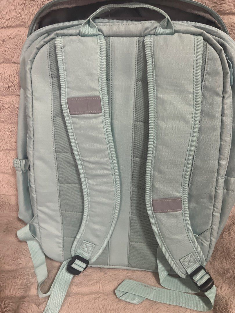 Embark Top-Load Backpack (Category: Backpacks) located in Pasig City. Submitted by jundbaptist21 (Listing ID 1423685371, Image 2). Description: - Light blue Embark backpack - Multiple compartments for organized storage - Top-load design - Side pockets - Padded shoulder straps - Reflective strip for safety - Interior pockets for organization -FROM U.S 🇺🇸.