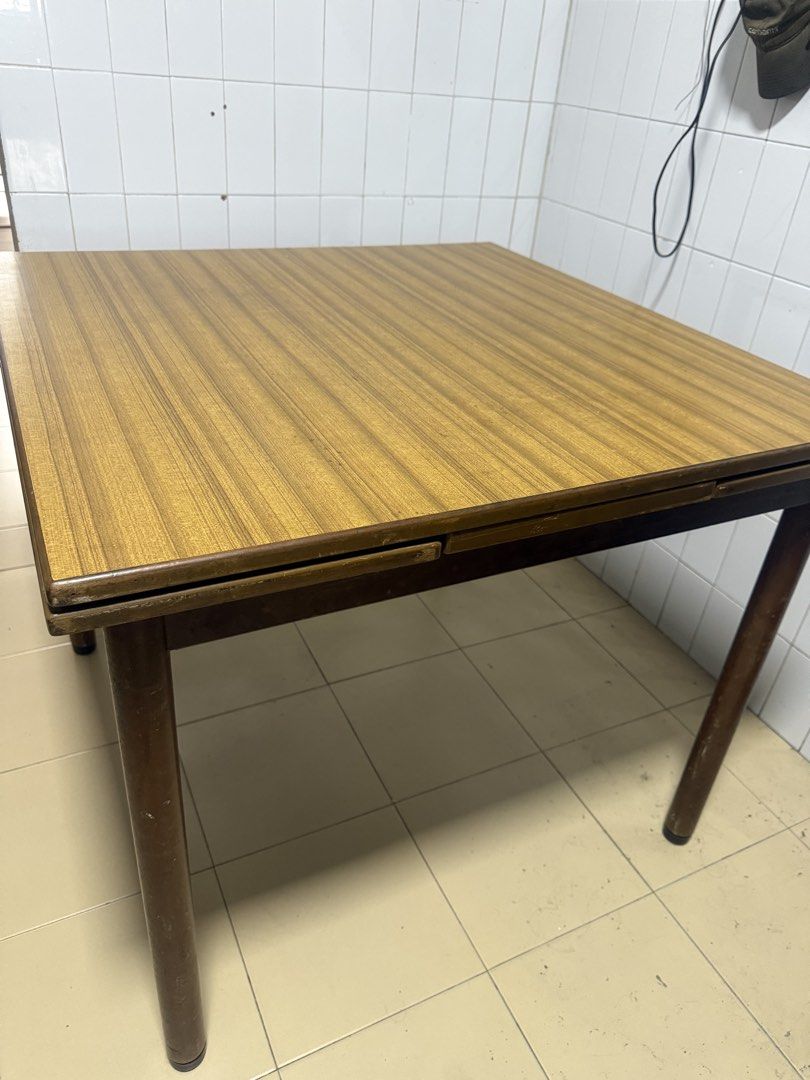 Extendable Wooden Dining Table, Furniture & Home Living, Furniture ...