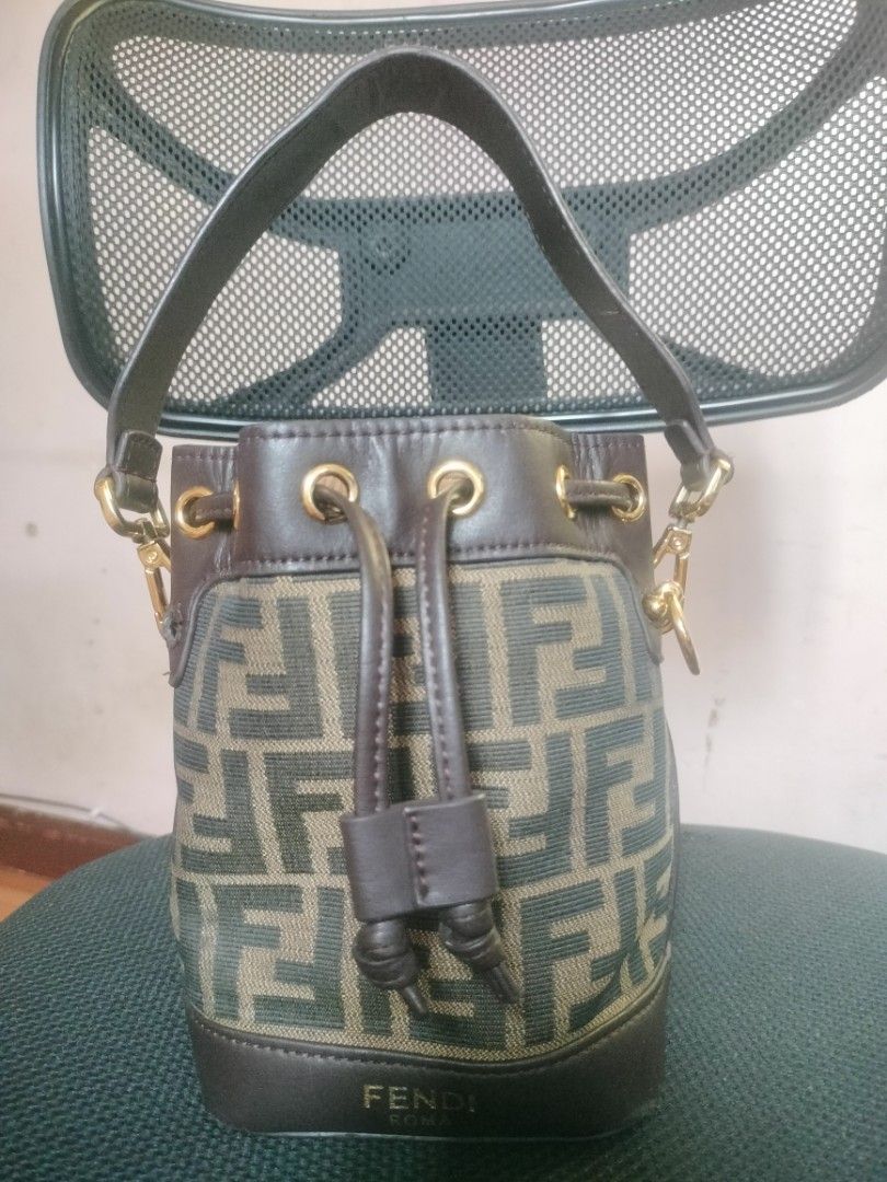 Fendi Bucket Bag small (Category: Luxury Bags & Wallets) located in Cavite. Submitted by annasoriano1982 (Listing ID 1423786856, Image 1). Description: fendi bucket small missing yung isang bakal sa side pls see pictures nalang po coded.