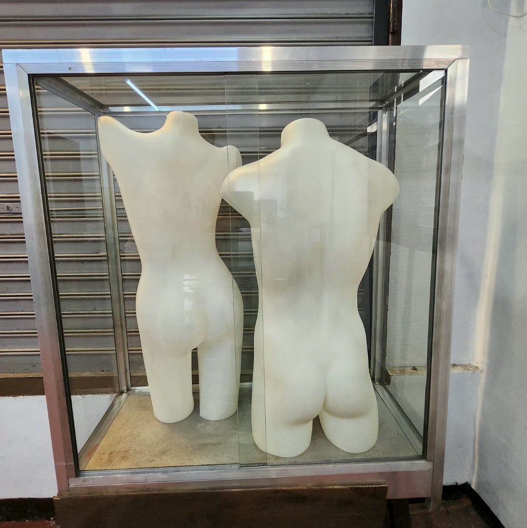 Glass Display shelves stainless estante (Category: Shelves, Cabinets & Racks) located in Valenzuela. Submitted by allbrandedshop (Listing ID 1423713262, Image 1). Description: mannequin not included. .