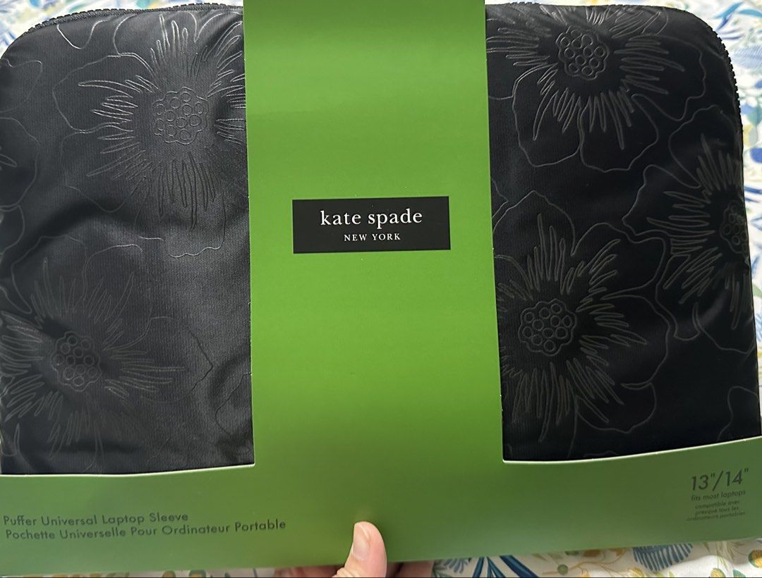 Kate spade laptop sleeve for 13-14" (Category: Cases & Sleeves) located in San Juan City. Submitted by smartfindsph (Listing ID 1423737727, Image 1). Description: Brand new Packaging intact Good for gifting Loc: san juan.