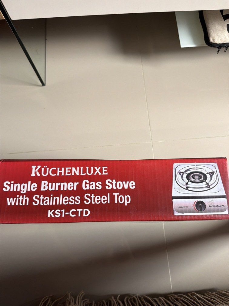 Kuchenluxe single burner (Category: Cookware & Accessories) located in Quezon City. Submitted by supermomsh (Listing ID 1423639407, Image 2). Description: Negotiable.