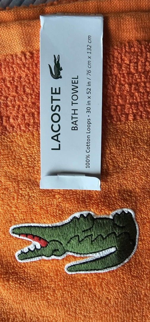 Lacoste beach towel (Category: Looking For) located in Malolos. Submitted by les0802 (Listing ID 1423676702, Image 3). Description: lacoste beach towel brand new from U.S Php 1,450 plus shipping fee .
