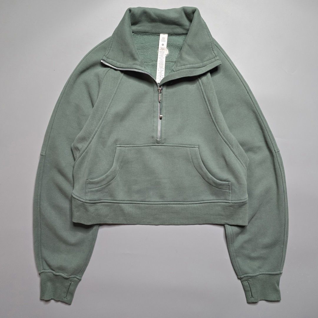 Lululemon - Scuba Oversized Cropped Quarter Zip (Category: Longsleeves) located in Malabon City. Submitted by buynflex (Listing ID 1423751921, Image 3). Description: Lululemon - Scuba Oversized Cropped Quarter Zip Size XS-S Dimensions: W 21 x L 21 Gently Used Very Good Condition.