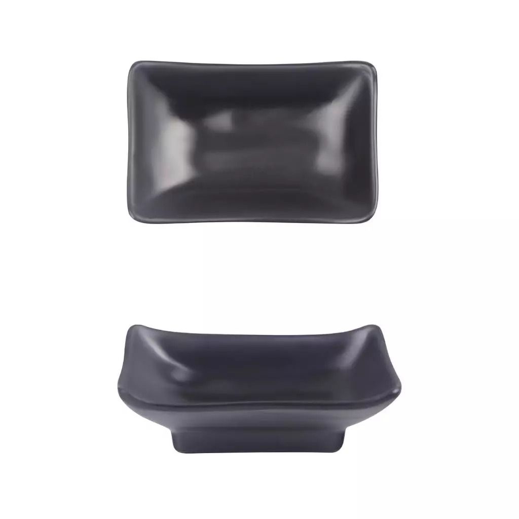 Melamine Black Rectangular Sauce Dish (Category: Spice & Seasoning) located in Manila. Submitted by trustradeglobal (Listing ID 1423634781, Image 2). Description: 🖤 Rectangular Sauce Dish – Black Melamine (10cm x 6.5cm x 3cm) ✨ Description: Elegant and durable rectangular melamine dish — perfect for serving sauces, dips, appetizers, or small side dishes. Its sleek black design adds a touch of sophistication to any table setup, whether at home, r