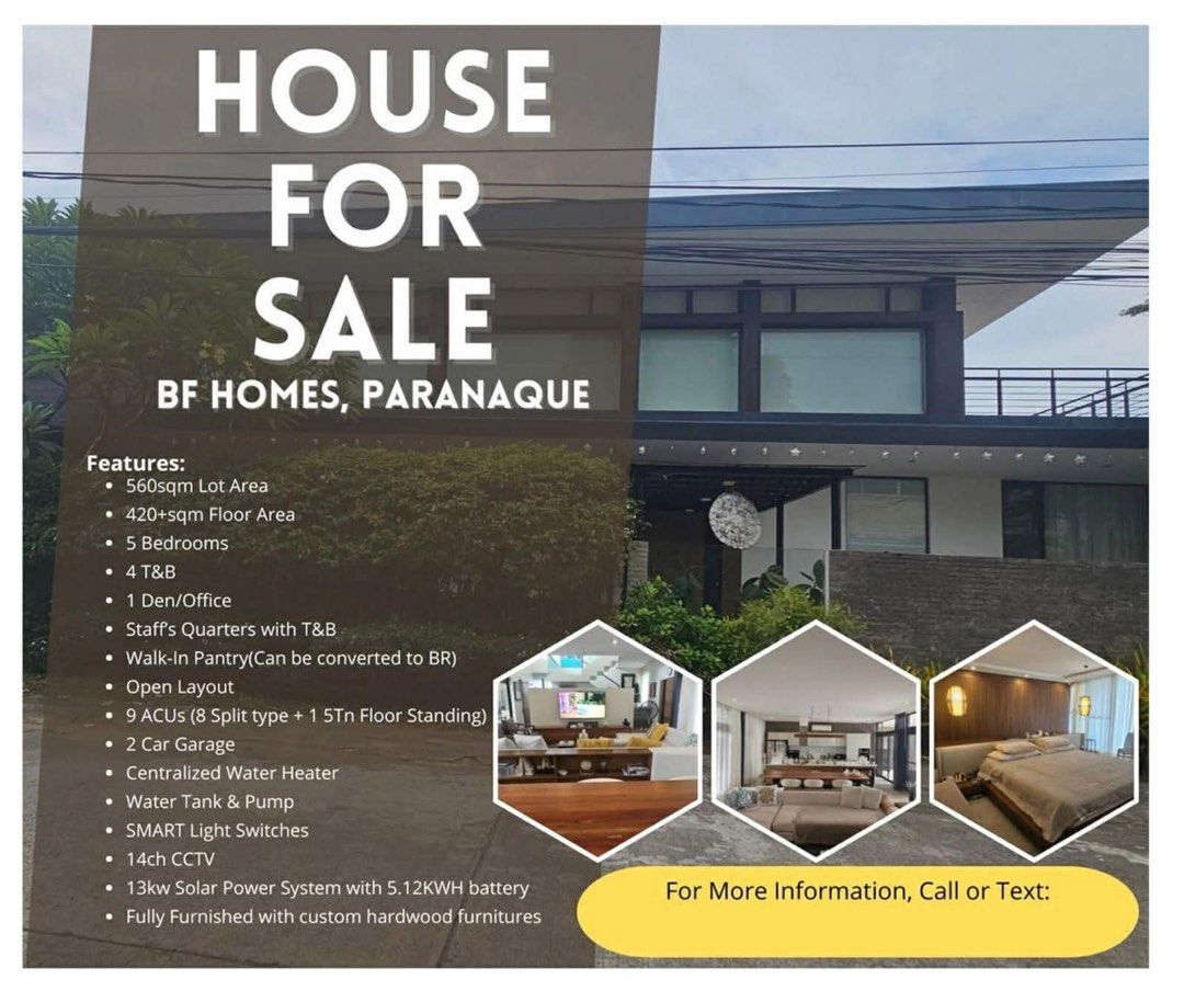Modern fully furnished house (Category: House & Lot) located in Manila. Submitted by bongz72 (Listing ID 1423657915, Image 1). Description: Fully furnished Modern design and features Well kept and well maintained Complete details indicated at the picture. See to appreciate..