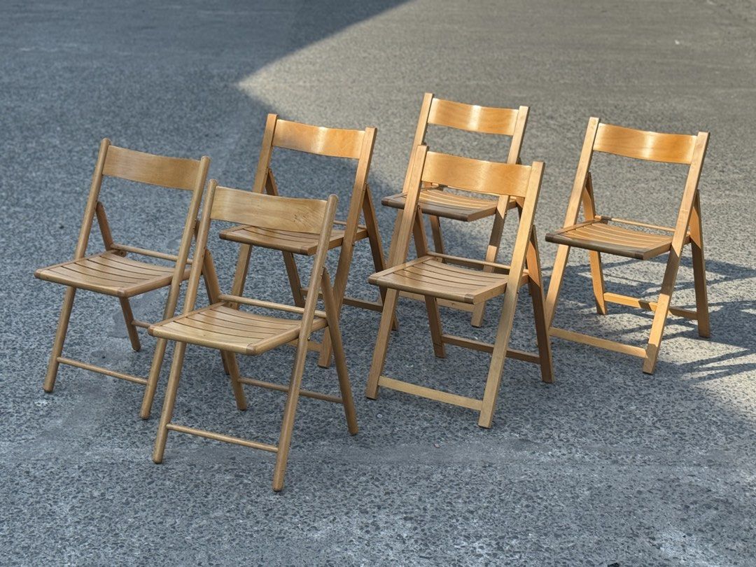 Muni Folding Wooden Chair (Category: Chairs) located in Bulacan. Submitted by rock_off.thriftshop.ph (Listing ID 1423684934, Image 2). Description: .