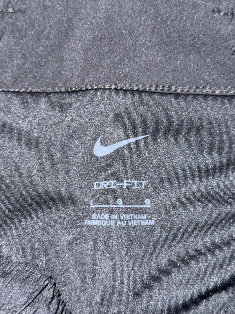 Nike Dri-FIT Running Shorts - Black (Category: Activewear) located in Manila. Submitted by gcel01 (Listing ID 1423745617, Image 3). Description: - Black Nike Dri-FIT running shorts - Size: Large (L) - Used thrice - Rfs: decluttering .