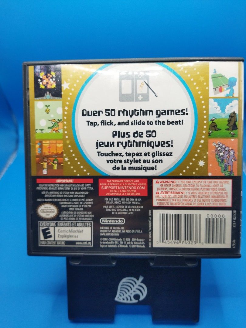 Nintendo DS Rhythm Heaven ( JPN ) (Category: Nintendo) located in Mandaluyong City. Submitted by sykarla1 (Listing ID 1423701882, Image 3). Description: Nintendo DS game Pre owned R- ( JPN ) good working condition Cash on delivery available via lalamove meet up available mandaluyong near by please fallow in FB page; Gamers hub Note For customer trust & confidence we Send actual video/ picture before We ship. Thank you .
