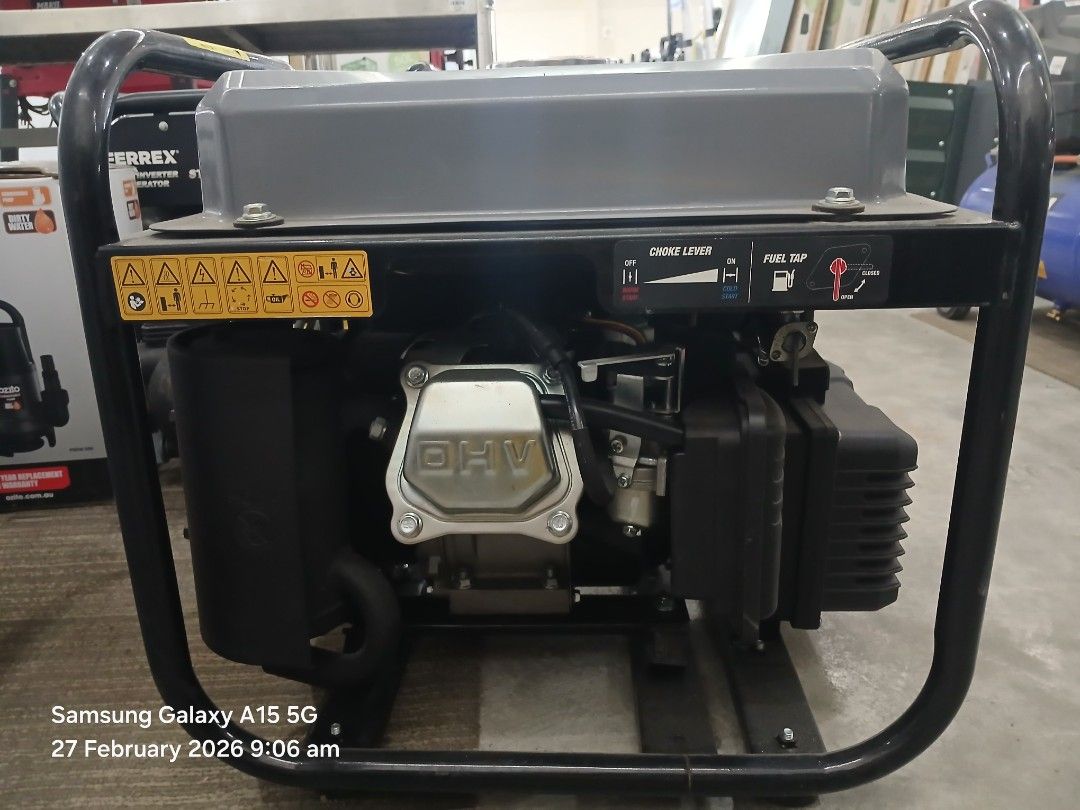 Ozito IGP-2018 (Category: Construction Tools & Equipment) located in Manila. Submitted by sc_arvin (Listing ID 1423620749, Image 2). Description: Petrol Inverter Generator 119cc 50H Fuel Tank 10Liters.