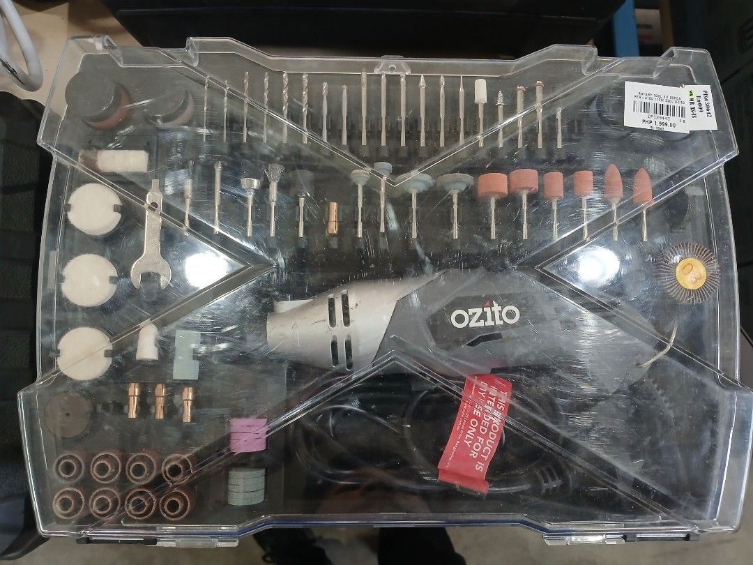 Ozito Rotary Tool Kit (Category: Construction Tools & Equipment) located in Manila. Submitted by sc_arvin (Listing ID 1423625156, Image 1). Description: 170W 220V.