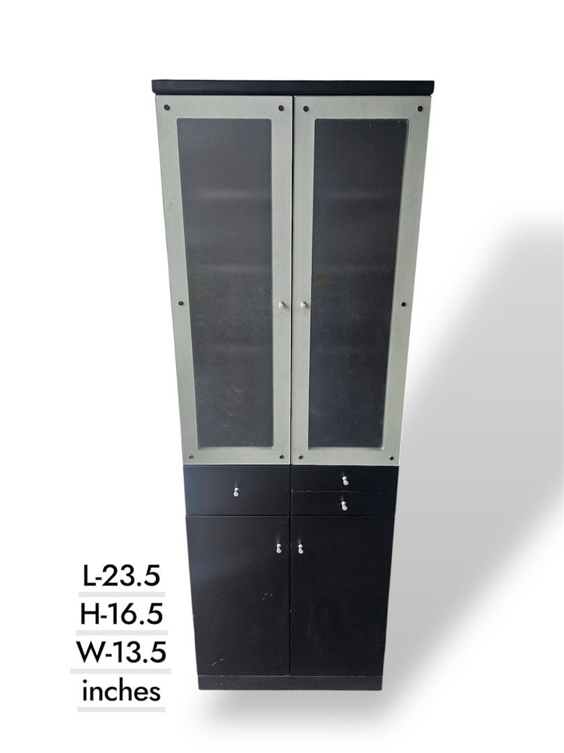 Pantry Cabinet‼️₱4800‼️ (Category: Shelves, Cabinets & Racks) located in Quezon City. Submitted by ledamadel (Listing ID 1423727886, Image 1). Description: Pantry Cabinet‼️₱4800‼️ ✔L-23.5 H-16.5 W-13.5 inches 📏 ✔️4 Doors and 3 Drawers 🗄 ✔️Compress & Mdf Back! 💢 ✔Scratches As-is! 👌 Location: 40 Aplaya St. Napocor Vill. Tandang Sora Quezon City. For inquiry please Pm us or Call. 09066885859 Please like our page thanks! 👇👇👇👇 KMA O’shop #japa