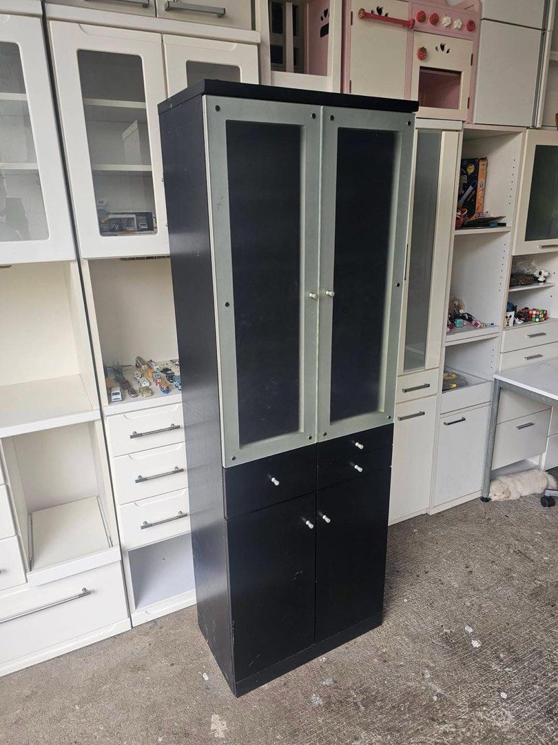 Pantry Cabinet‼️₱4800‼️ (Category: Shelves, Cabinets & Racks) located in Quezon City. Submitted by ledamadel (Listing ID 1423727886, Image 3). Description: Pantry Cabinet‼️₱4800‼️ ✔L-23.5 H-16.5 W-13.5 inches 📏 ✔️4 Doors and 3 Drawers 🗄 ✔️Compress & Mdf Back! 💢 ✔Scratches As-is! 👌 Location: 40 Aplaya St. Napocor Vill. Tandang Sora Quezon City. For inquiry please Pm us or Call. 09066885859 Please like our page thanks! 👇👇👇👇 KMA O’shop #japa
