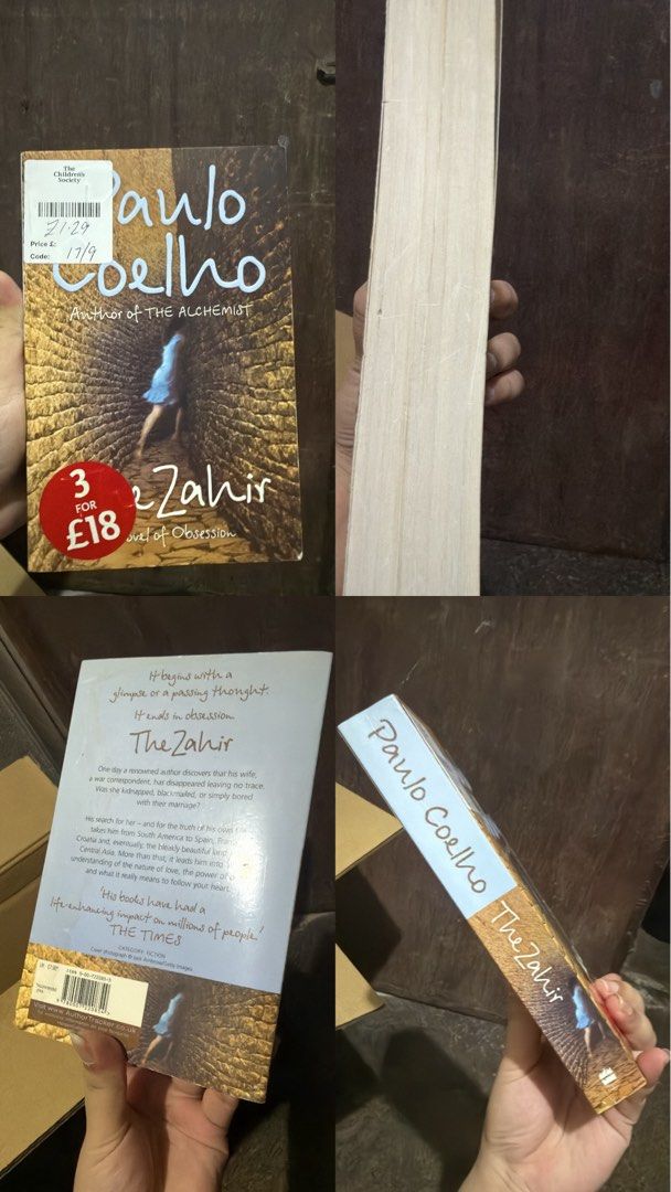 Paulo Coelho The Zahir (Category: Storybooks) located in Taguig. Submitted by thessae (Listing ID 1423653047, Image 1). Description: - The Zahir by Paulo Coelho - English novel - paperback.