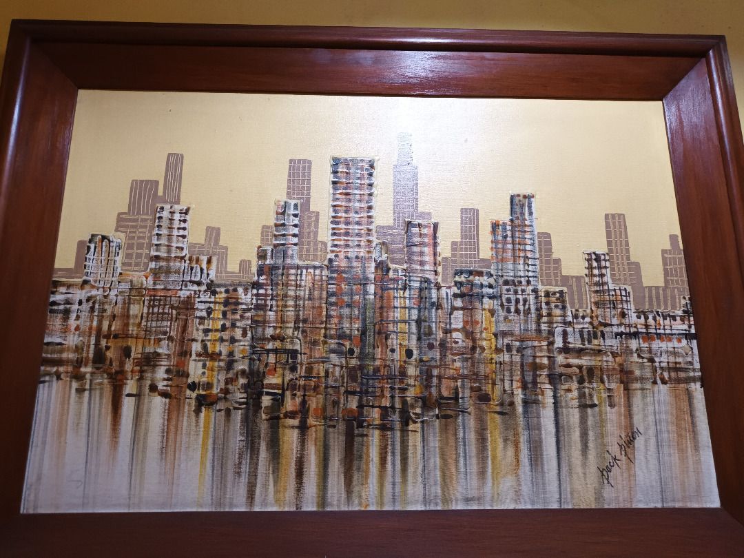 Peck Piñon Art (Category: Frames & Pictures) located in Paranaque City. Submitted by redbully (Listing ID 1423698584, Image 1). Description: Original Peck Piñon artwork Oil on canvass Wooden frame 44" x 32" L x H Estate sale - everything must go! For pick-up only Paranaque near SM Bicutan.