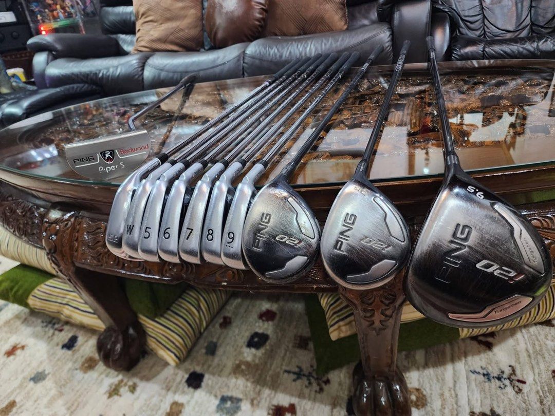 Ping i20 Golf Set (Category: Golf) located in Paranaque City. Submitted by chips24 (Listing ID 1423785451, Image 1). Description: For Sale Ping i20 golf set. *Ping i20 NS Pro R flex steel shaft. *Ping i20 3 wood 15° R flex *Ping i20 5 wood 18° R flex project x shaft. *Ping i20 9.5° project X driver *Ping semi mallet putter. Bag included for only 39.8k pick up Bf Paranaque free shipping within MM..