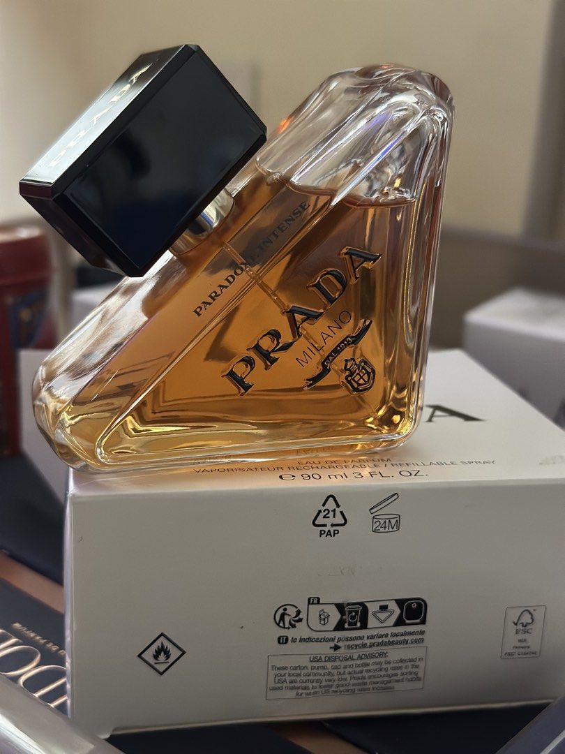 Prada Paradoxe Intense Eau de Parfum 90ml (Category: Fragrance & Deodorants) located in Santo Tomas. Submitted by yavi.essentials (Listing ID 1423751483, Image 3). Description: Guaranteed original. Only difference is the box. Please feel free to request more photos so you can do legit checking. Money back if proven fake..