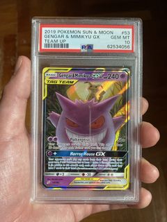 Gengar Mimikyu GX Pokemon Card Gengar & Mimikyu GX Tag Team RR Double Rare Pokemon  Card - S-Chinese, Sun & Moon CSM2bC-033/150