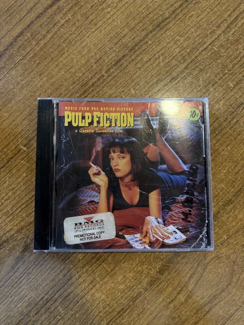 Pulp Fiction: Music From the Motion Picture CD (Category: CDs & DVDs) located in Rizal. Submitted by nesuo (Listing ID 1423739737, Image 1). Description: (Near-mint Condition) -Has a marker mark on the back Strictly no refunds or returns! Feel free to message me if you have any questions. MOP: Gcash, Maya, or PayPal Can meet up around Antipolo or Gateway Cubao. Also open for delivery (JNT or Lalamove) buyer should shoulder the shipping fee..