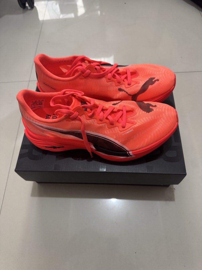 Puma Deviate Nitro Elite 3 Wns Running Shoes (Category: Sneakers) located in Manila. Submitted by dreigsoriano (Listing ID 1423661818, Image 2). Description: Puma Deviate Nitro Elite 3 Wns • 7500 pesos • The size is US Wn’s 8, EUR 38.5, and CM 24.5. • Used once. (less than 5km) • The shoes come with the original box, inserts, etc. .