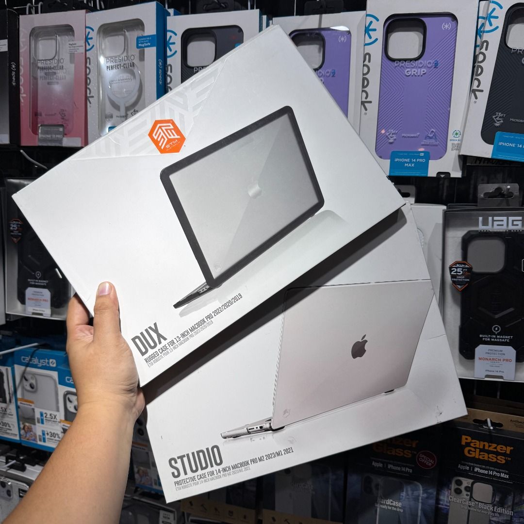 STM DUX & STUDIO Rugged Case for 13” MacBook Pro (Category: Laptop Bags & Sleeves) located in Las Pinas. Submitted by nalisfindsph (Listing ID 1423773905, Image 1). Description: 💻 STM DUX Rugged Case for 13” MacBook Pro Brand New | Authentic | Sealed Protect your MacBook with the trusted STM DUX rugged case — designed for durability, impact protection, and everyday use. Ideal for students, professionals, and anyone who wants extra protection wit