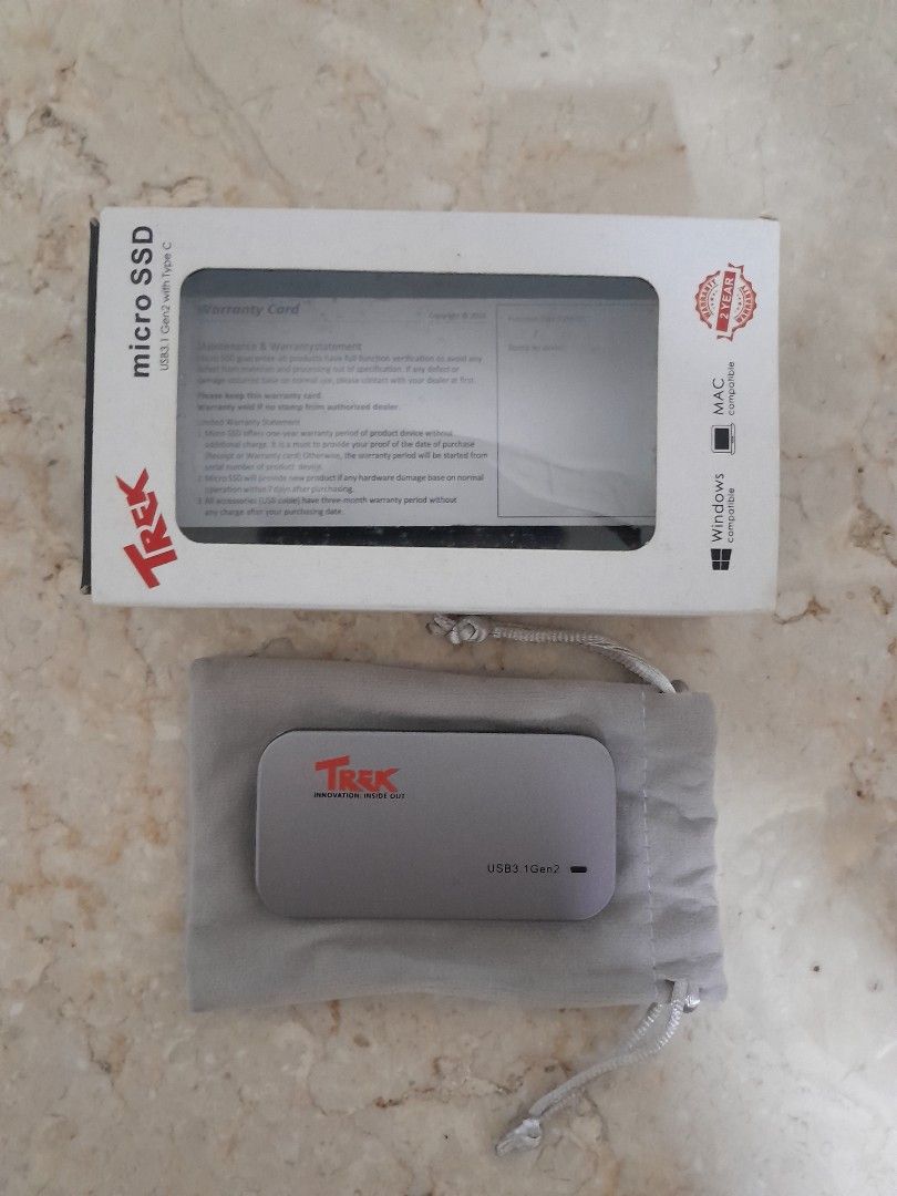 Trek Micro SSD USB 3.1 Gen2 10Gbps470156119963740160